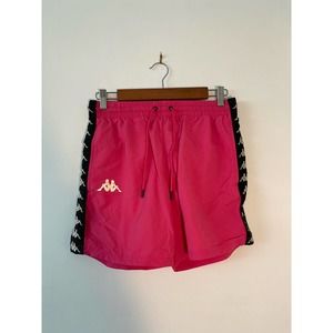 NWT Pink Black Kappa Women's Shorts M